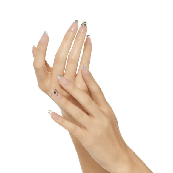 Big Drip Nails Medium Length. Stunning Wedding Nails for Brides. - Picture 4 of 11